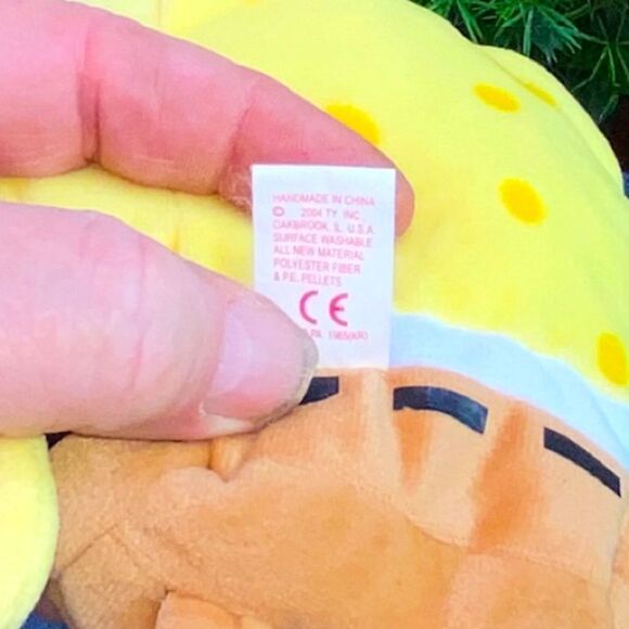 SpongeBob SquarePants TY Beannie baby from 2004 - Picture 8 of 8